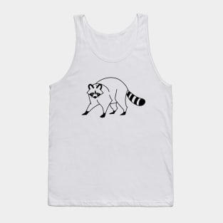 Raccoon logo Tank Top